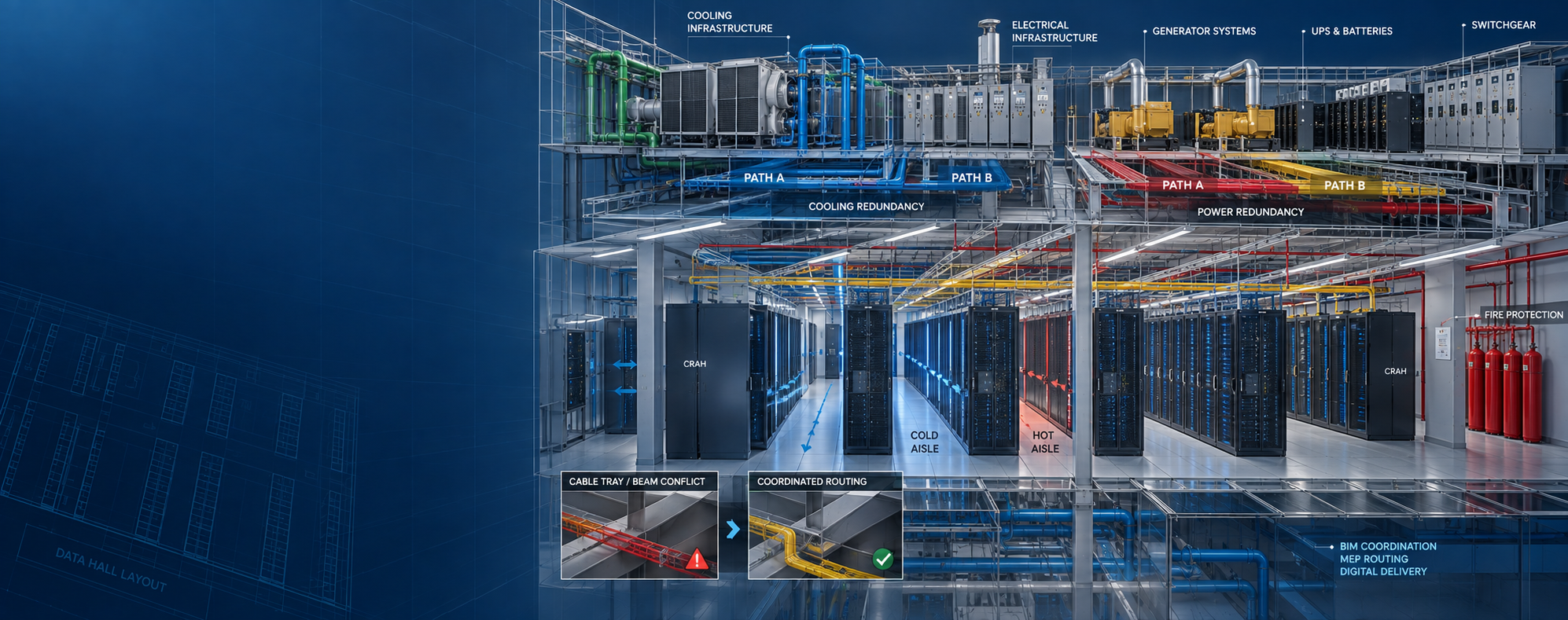 Semiconductor and high-tech BIM MEPF coordination